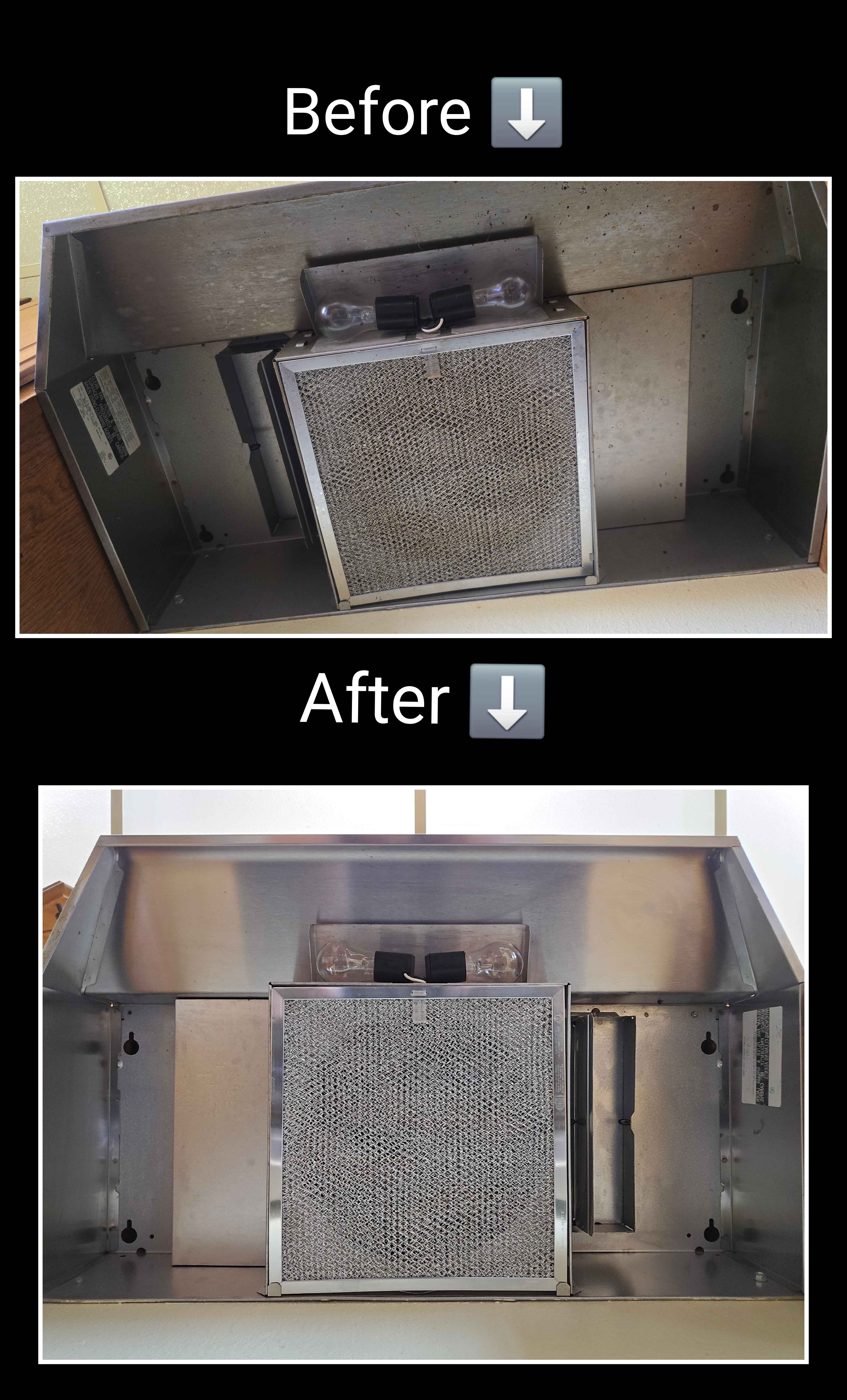 Before and after: Bathtub deep-clean — soap scum & stains lifted
